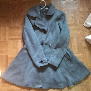 grey pea coat